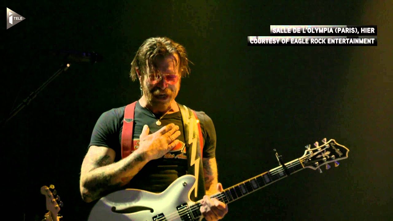 EAGLES OF DEATH METAL de retour à Paris l'Olympia : le reportage de itélé