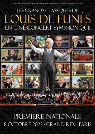 Affiche LOUIS DE FUNES EN CINE-CONCERT